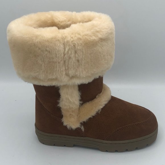Style and Co. Whitty Chestnut Winter Boots - Picture 8 of 9